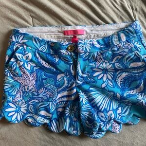 Lilly Pulitzer Buttercup Knit shorts size 0
